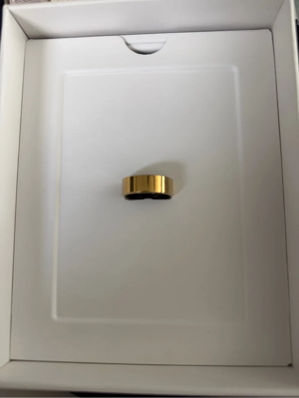 Ultrahuman Ring AIR Smart Ring Activity Tracker Gold Wireless w/ Charging Dock